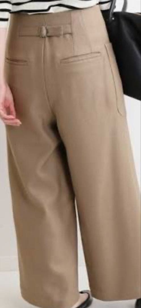 IENA 新品　タグ付き パッチポケットウールパンツ　38