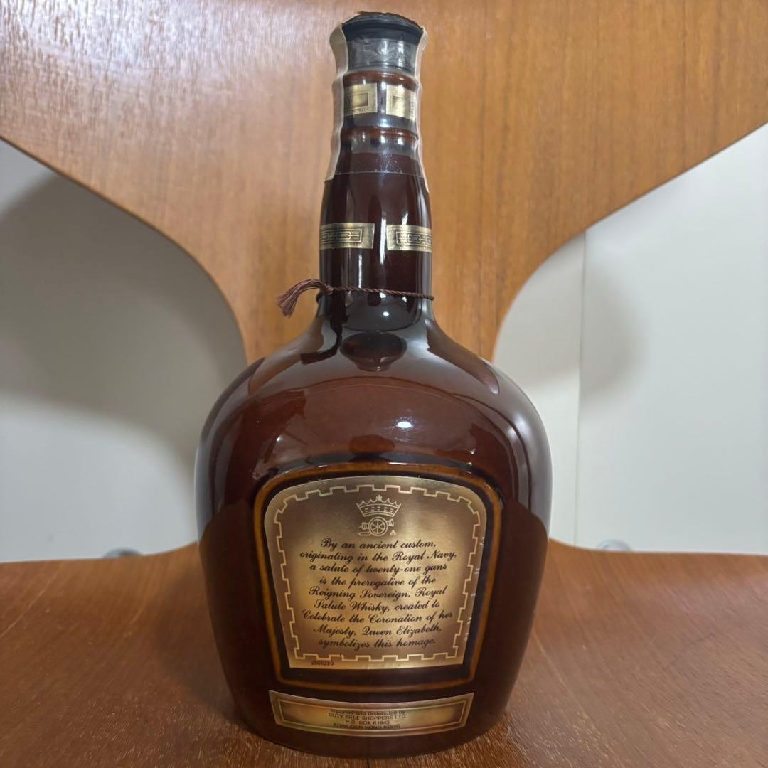 【未開栓品】ロイヤルサルート 21年 スコッチウイスキー 1リットル　赤　al