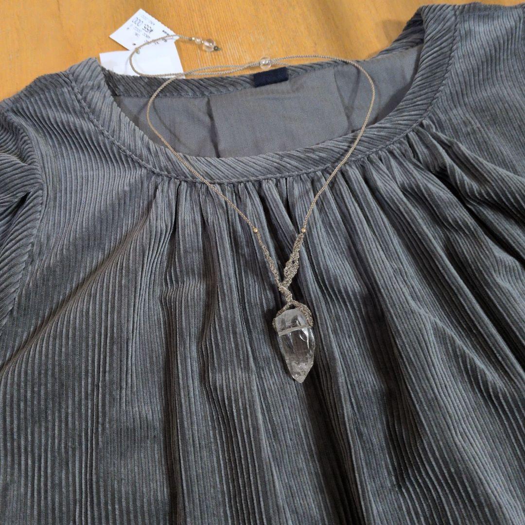 1/20日〜21日限定価格未使用タグ付45rpmコーデュロイ Aラインワンピース
