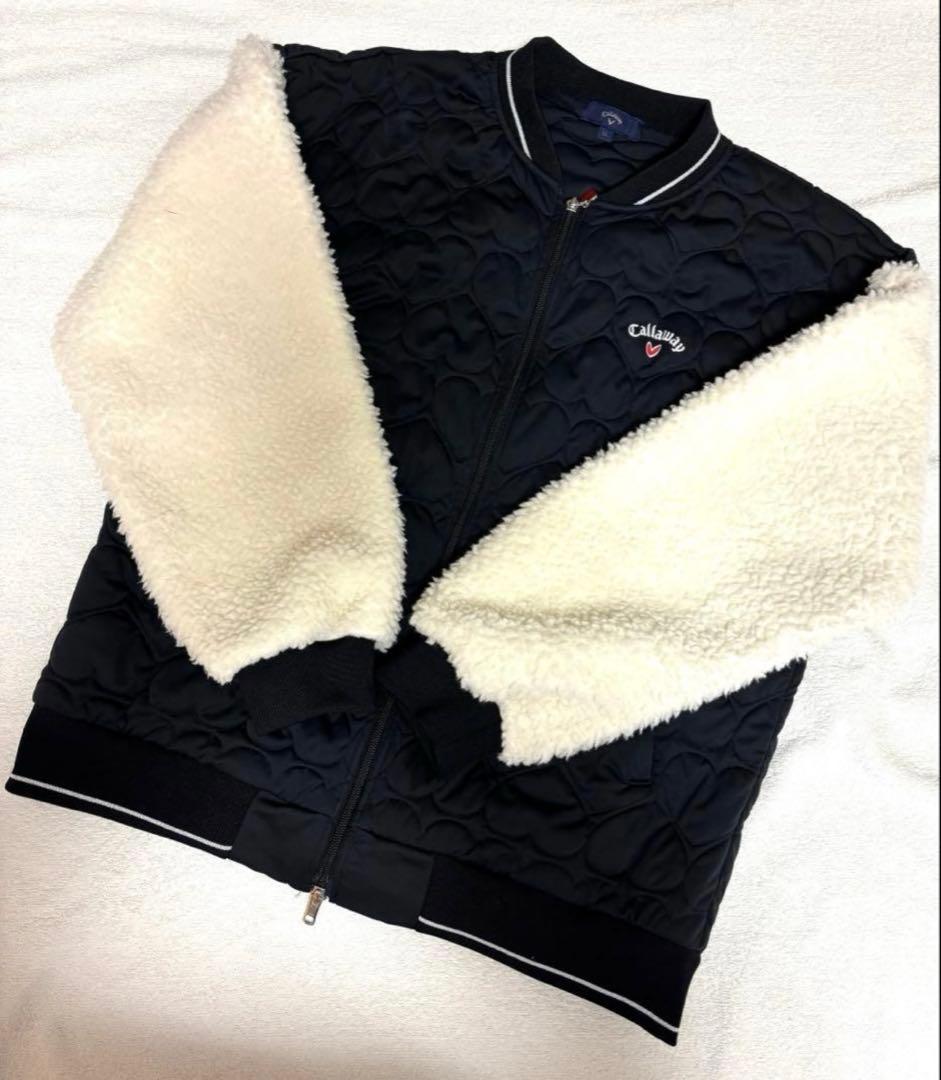 Callaway ネイビー キルティングジャケット XL