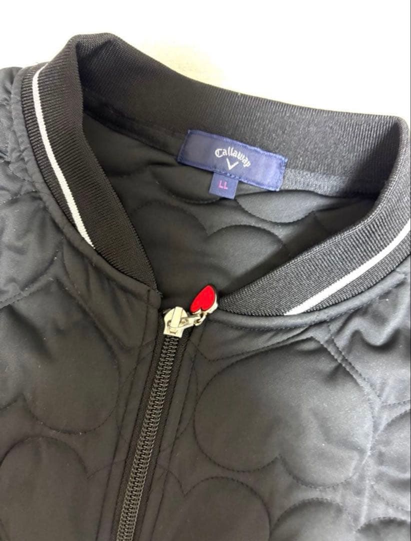 Callaway ネイビー キルティングジャケット XL