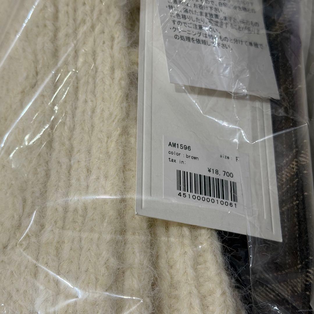 ワンピース andmary Mimi check set mini dress black