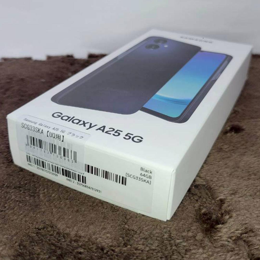 【ほぼ新品未使用】Samsung Galaxy A25 5G ブラック　64GB