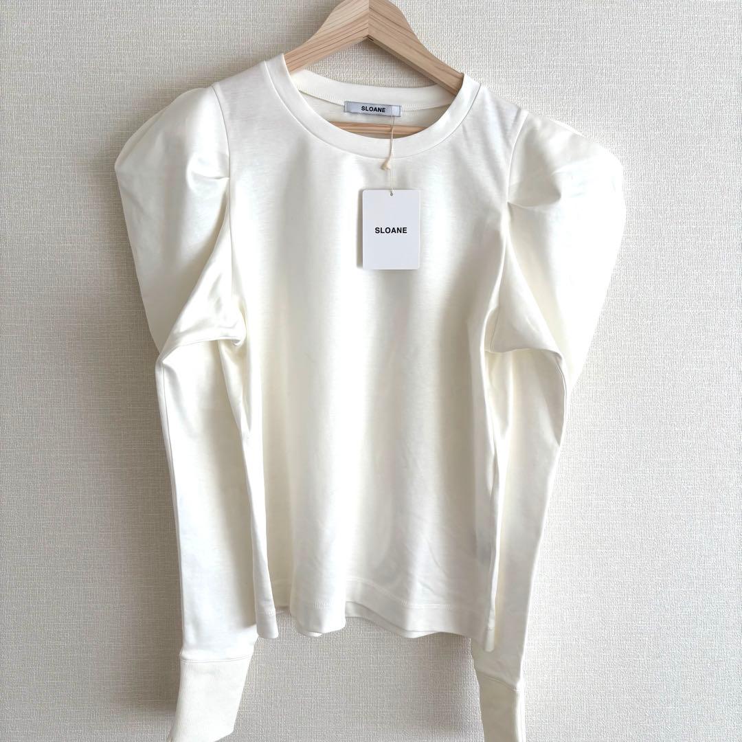 日曜まで出品♪SLOANE boutique310 バブルのロンT White