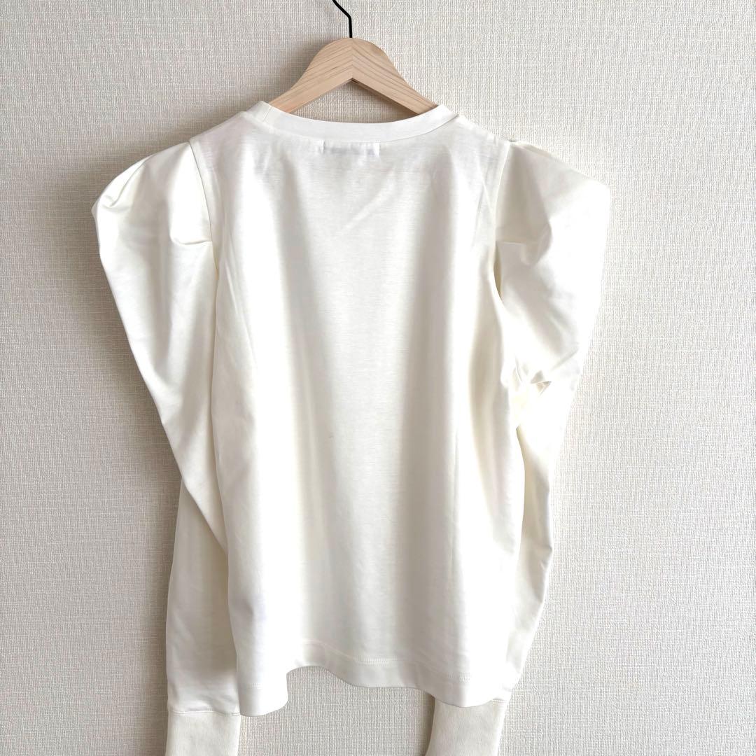 日曜まで出品♪SLOANE boutique310 バブルのロンT White