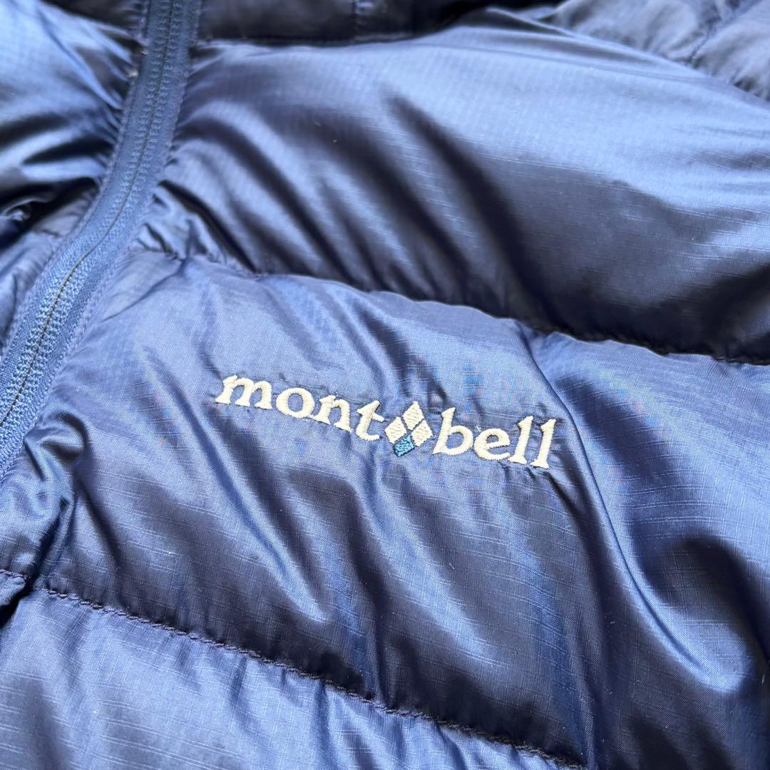 mont-bell ライトアルパインダウン パーカ 00s 90s M 紺 短丈