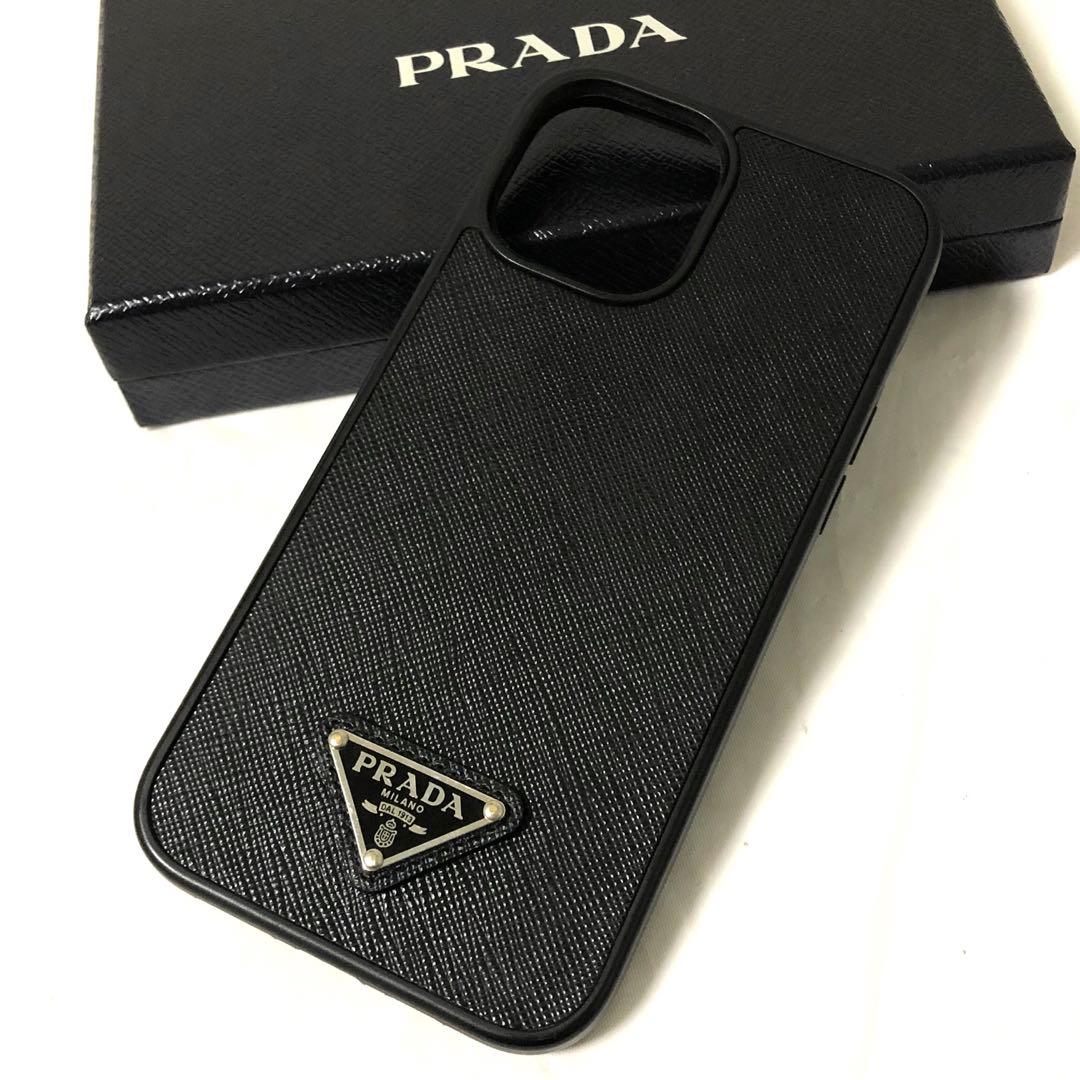 超美品✨PRADA iPhone14 Plus/Pro Maxギャランティー 黒