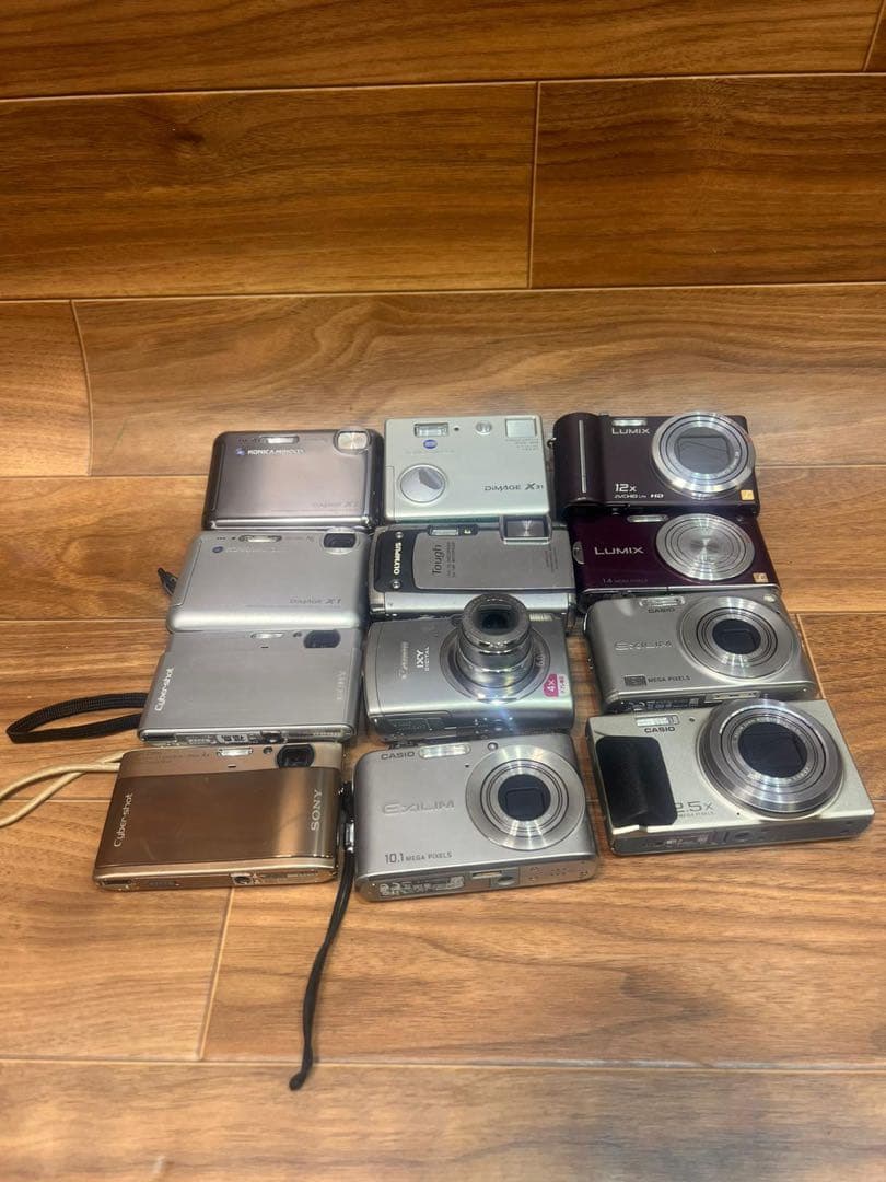 コンパクトデジタルカメラ 各種 12台セット 動作未確認 現状渡し