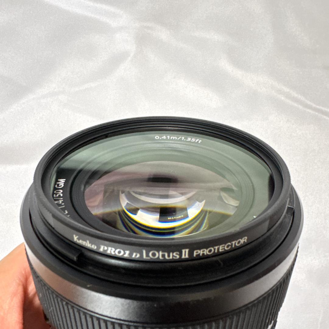 SONY FE 50mm F1.4 GM レンズとフィルターセット