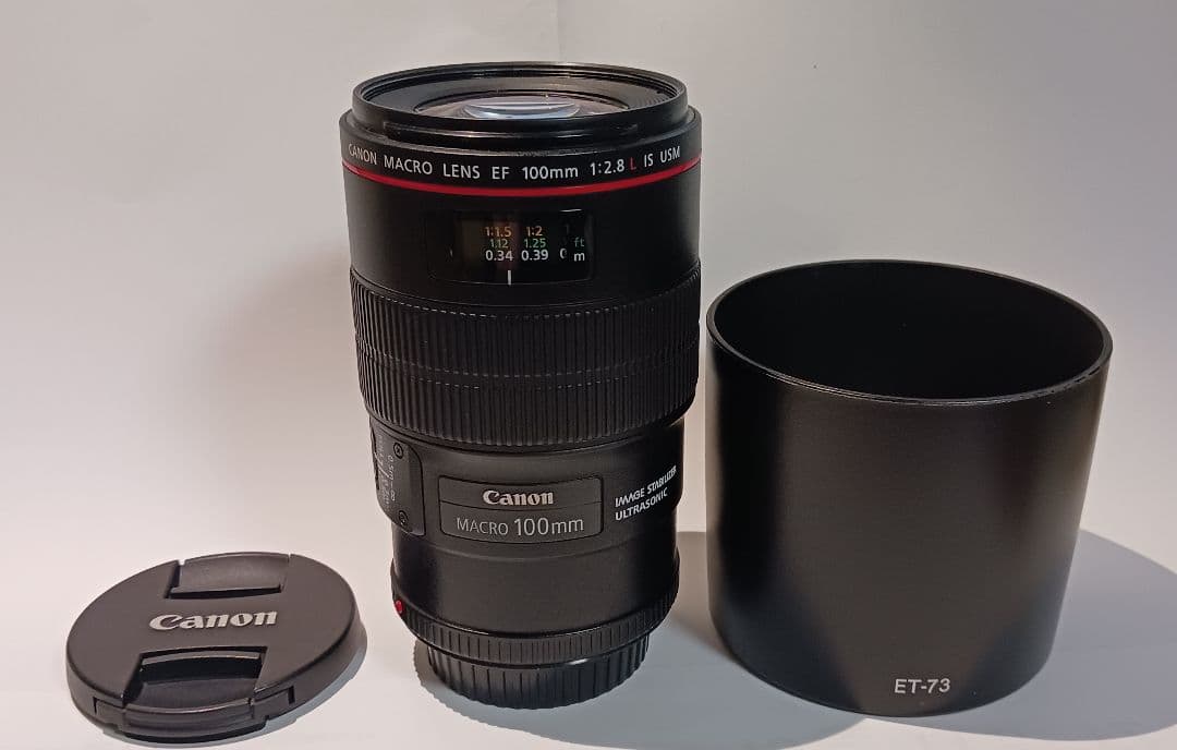 【美品】キヤノン　EF100mm F2.8L マクロ IS USM