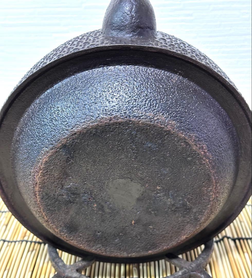 未使用、保管品　南部三厳堂１８型九重亀甲　南部鉄瓶　nasco様　売約済み