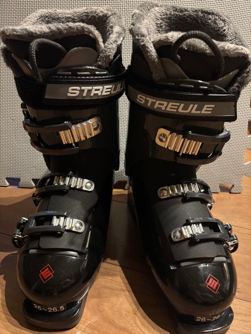 シュトロイレスキーブーツ 26から26.5cm ブラック