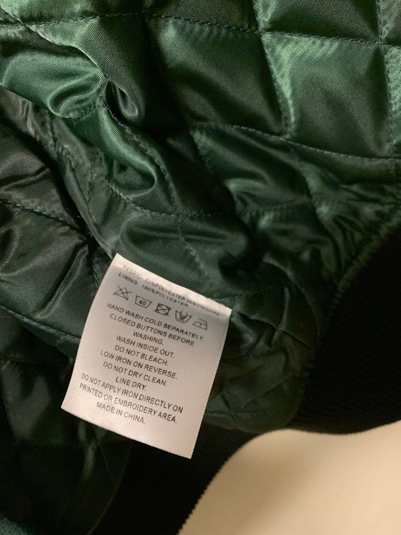 【CHILLIN'】LIVE2 CHILL スタジアムジャケット　グリーン