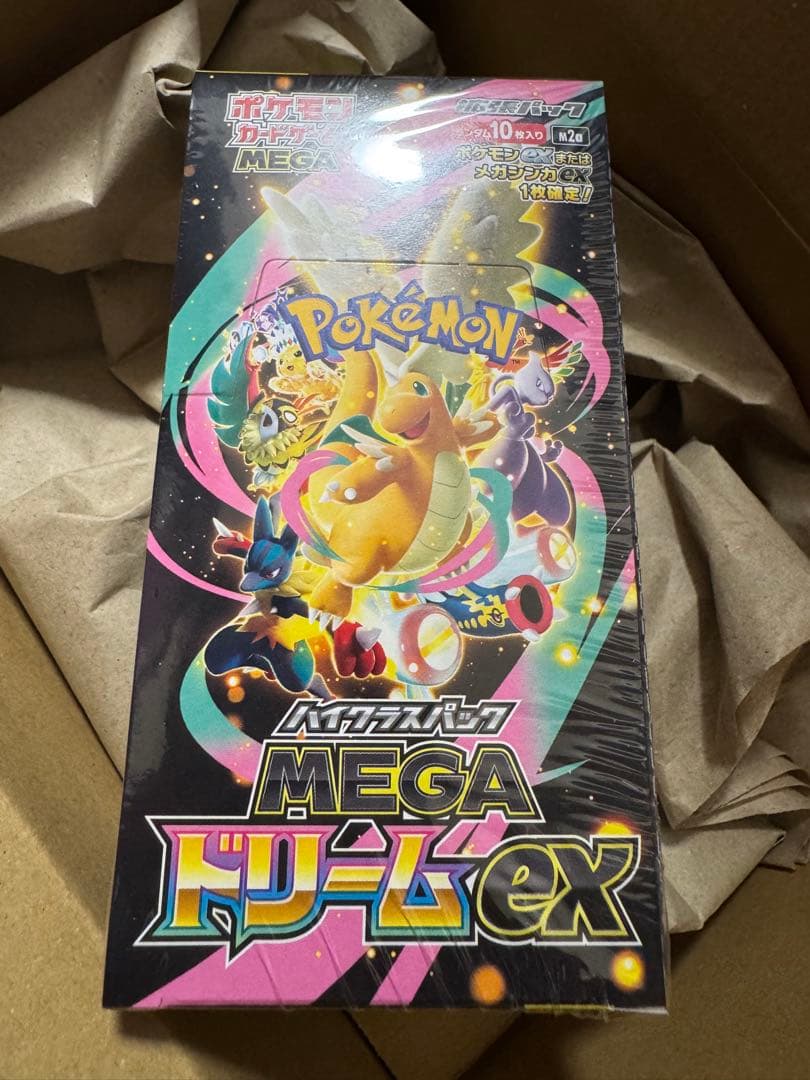 ポケモンカードゲーム MEGAドリームEX 1BOXシュリンク付 【未開封】