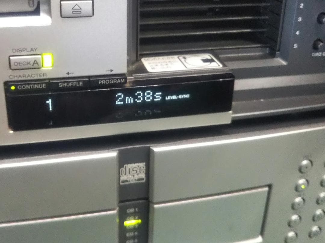 SONY MDS-MS919 整備済　5連MD機器単体　DHC-MS919の単品