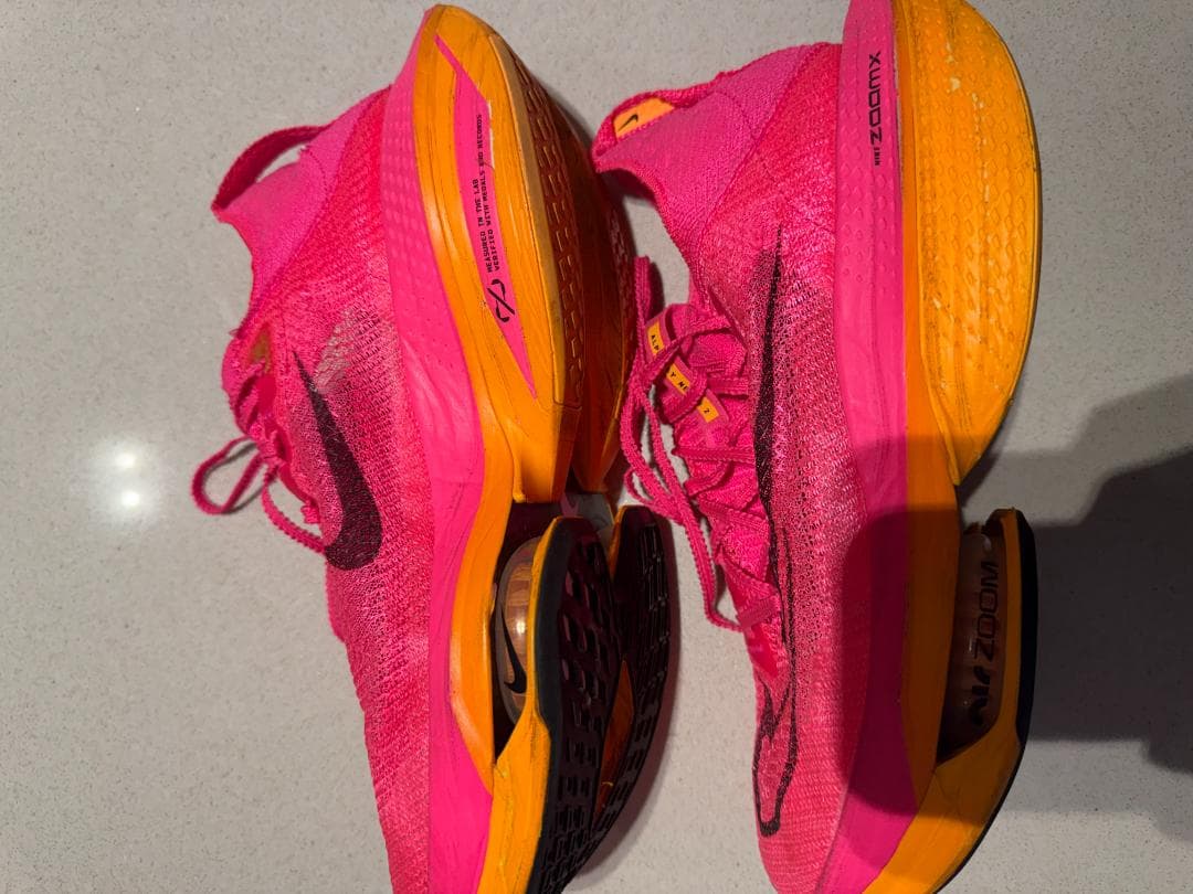 【美品/28cm】NIKE ナイキ アルファフライ 2 ピンク 厚底カーボン