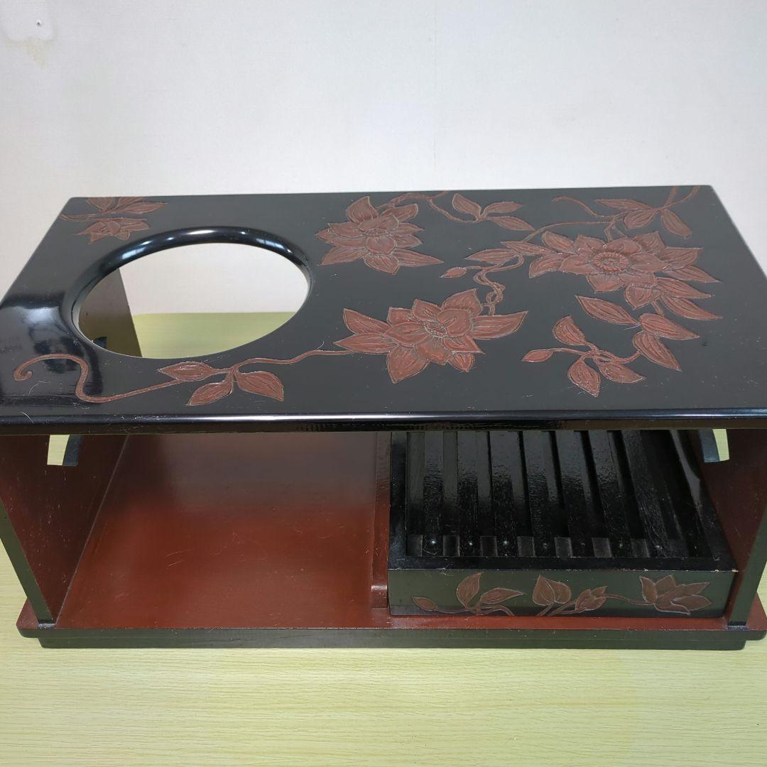 NSです 鎌倉彫ポットワゴン