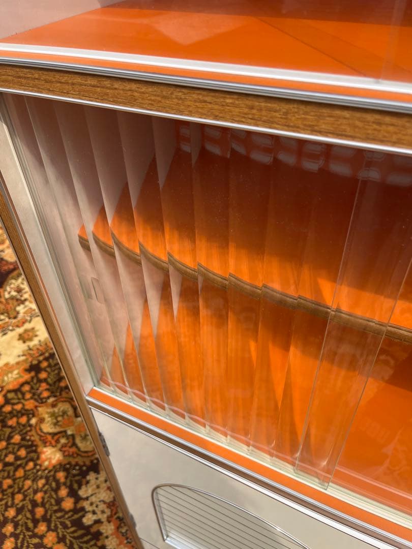 レトロポップ アーチ 昭和レトロ 当時物 インテリア アンティーク オレンジ