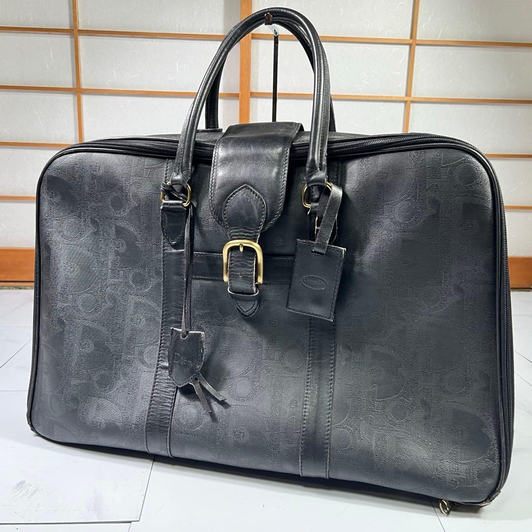 Christian Dior ディオール ボストンバッグ トロッタ ブラック