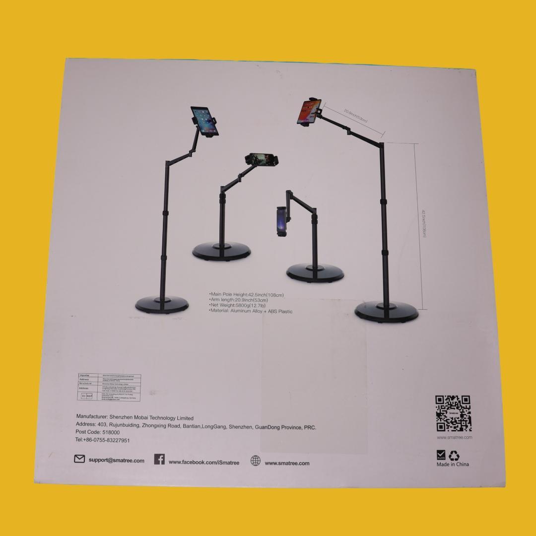 アーム・フロアースタンド】金属製　40～140cm　smatree FS100