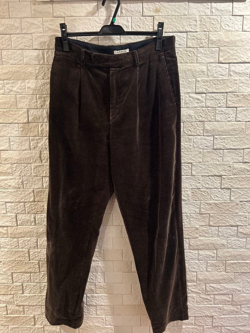 auralee コーデュロイパンツ　21aw