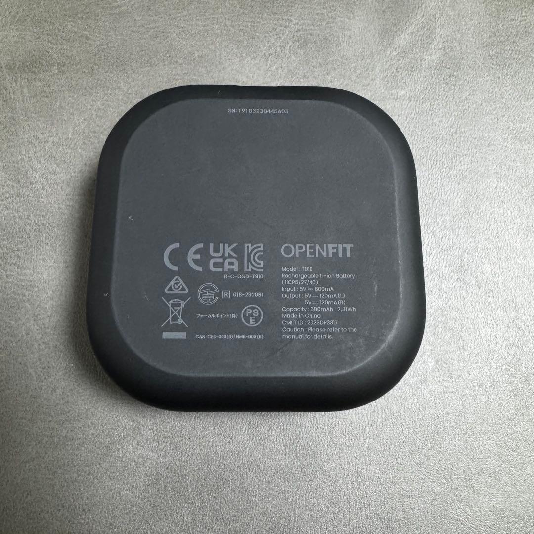 SHOKZ OPENFIT 美品 ほぼ未使用