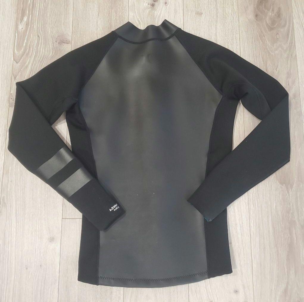 Hurley ジップアップ タッパー ウエットスーツ ブラック L