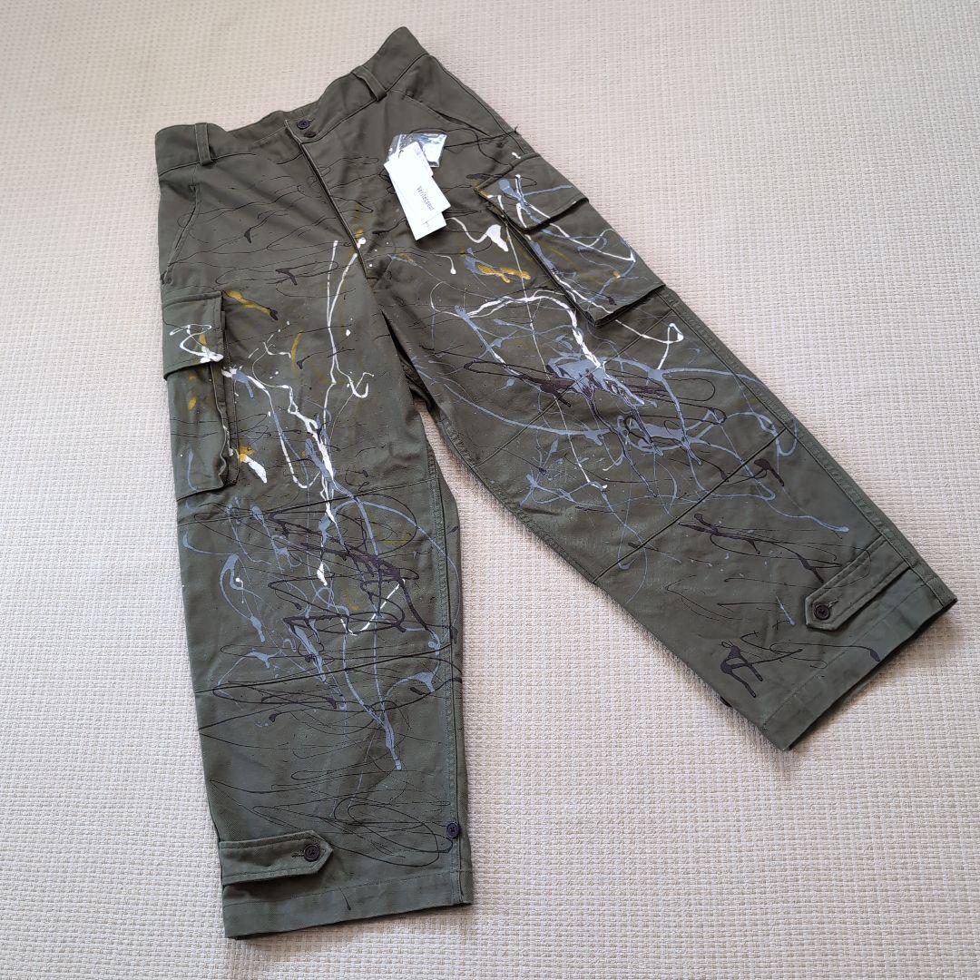 Veritecoeur カーゴパンツ ペイント