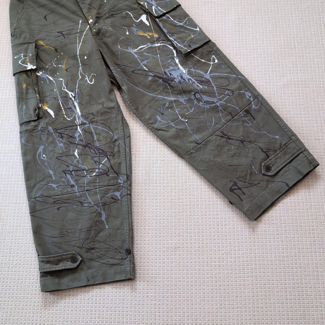 Veritecoeur カーゴパンツ ペイント