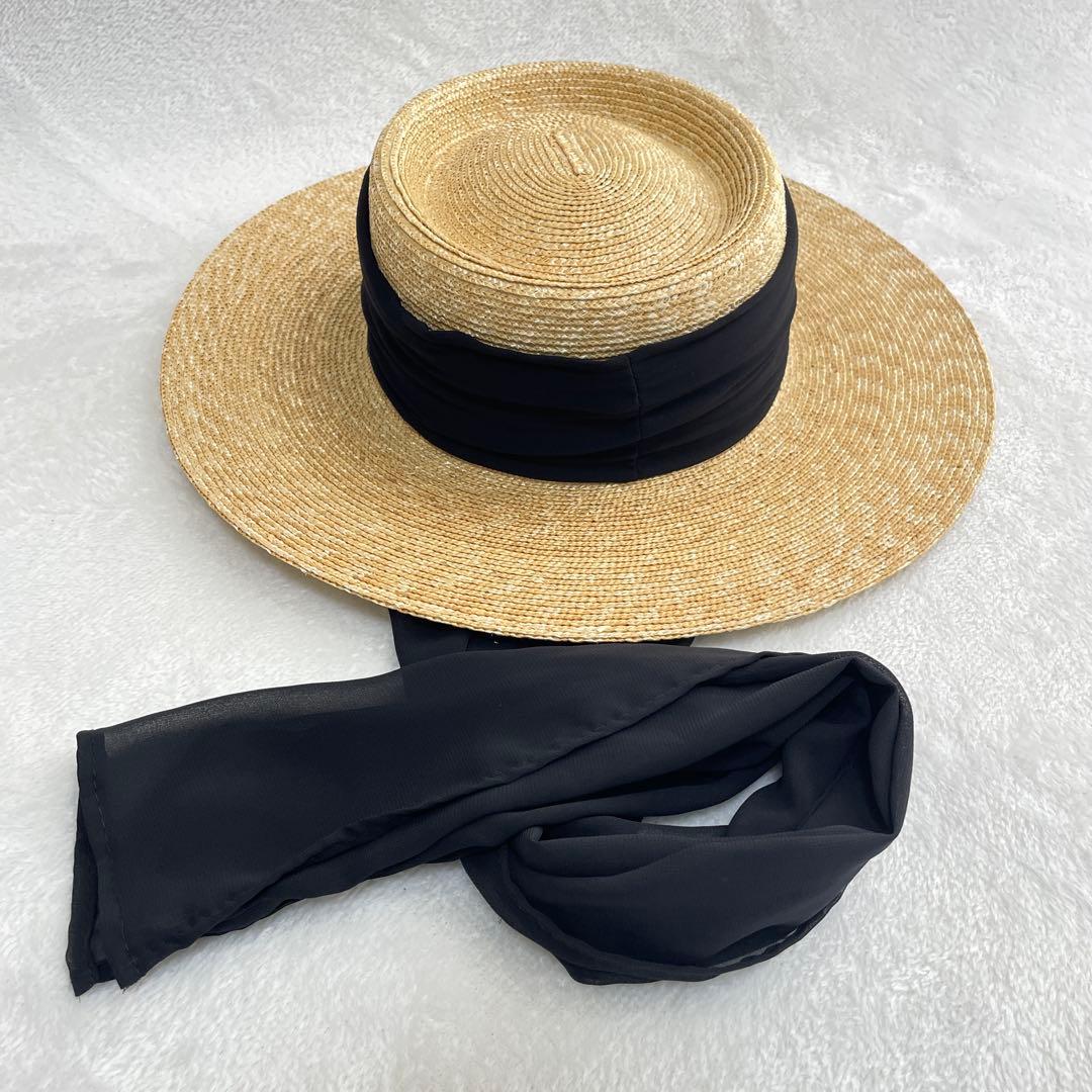 eimy istoire エイミーイストワール シフォンボリュームカンカン 帽子