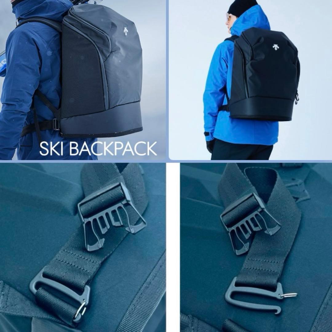 【未使用級】DESCENTE デサント スキー バックパック ブラック 大容量