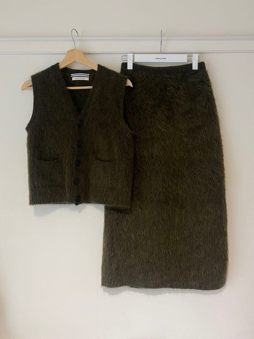 Cristaseya ニットベスト スカート セット