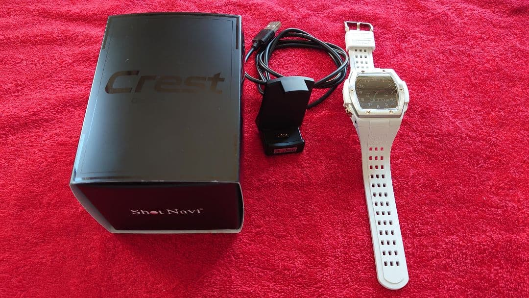 距離計ゴルフ腕時計Shot Navi Crest