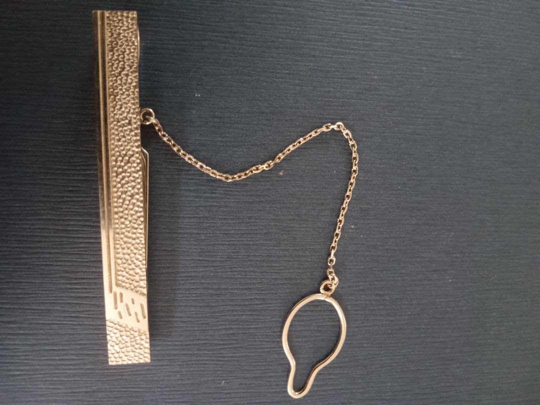 【14金ホワイトゴールド】 ネクタイピン