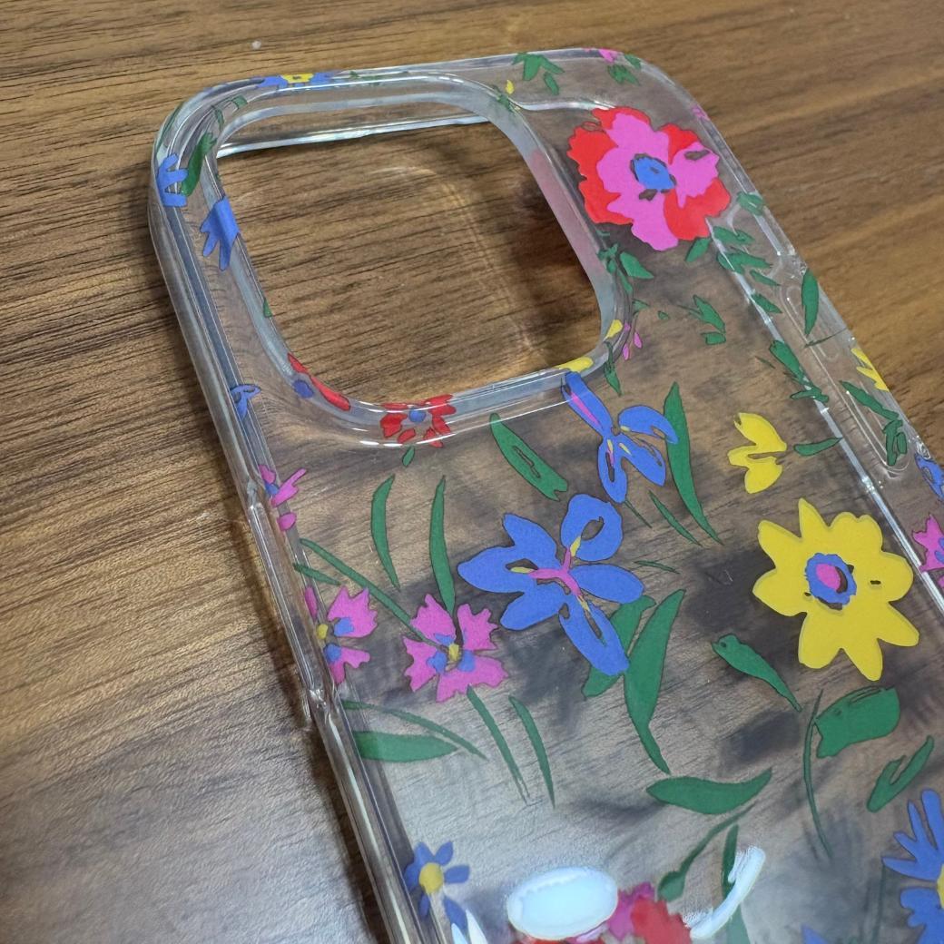 新品・ケイトスペード iPhone14Pro対応 ケース 花