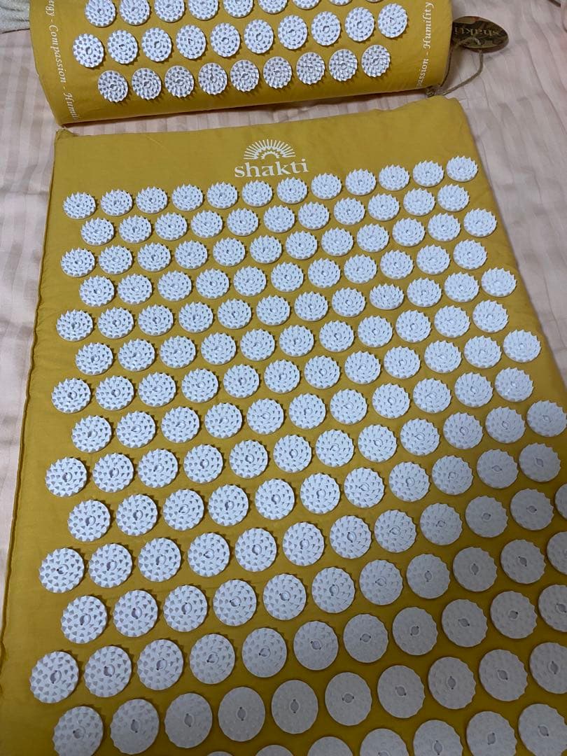 【正規品】シャクティマット&ピロウ　セット　light イエロー