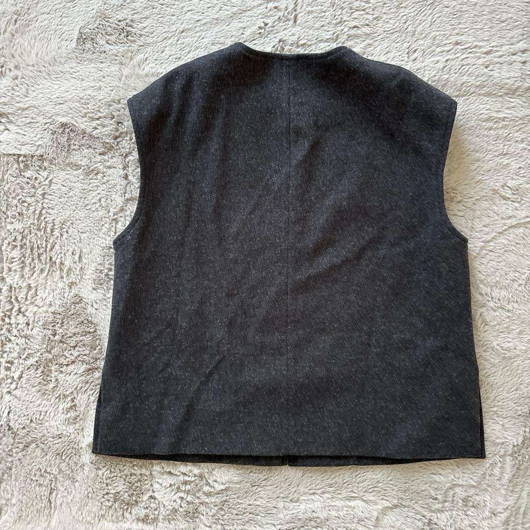 YONFA ウールジップベスト　【新品・タグつき】