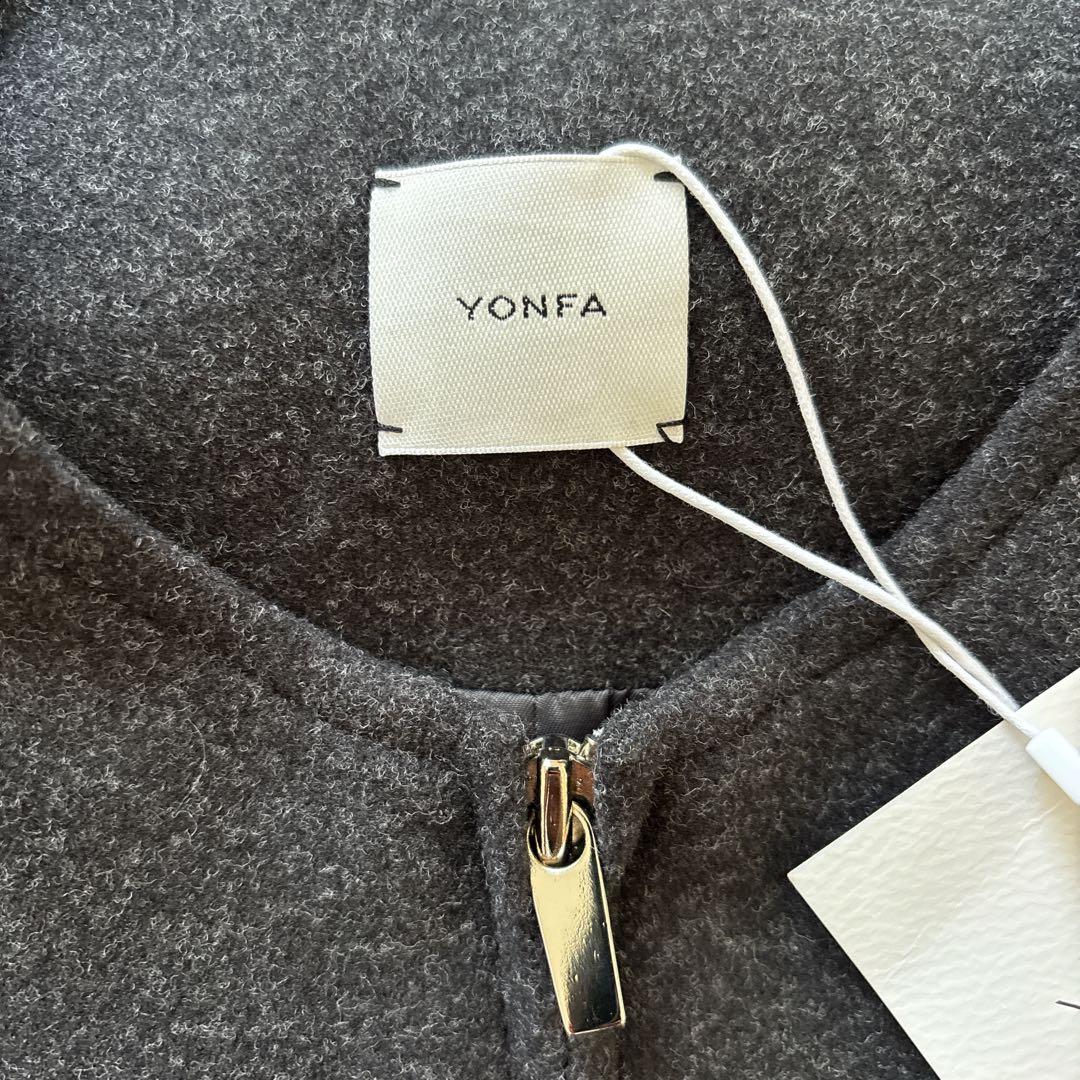 YONFA ウールジップベスト　【新品・タグつき】
