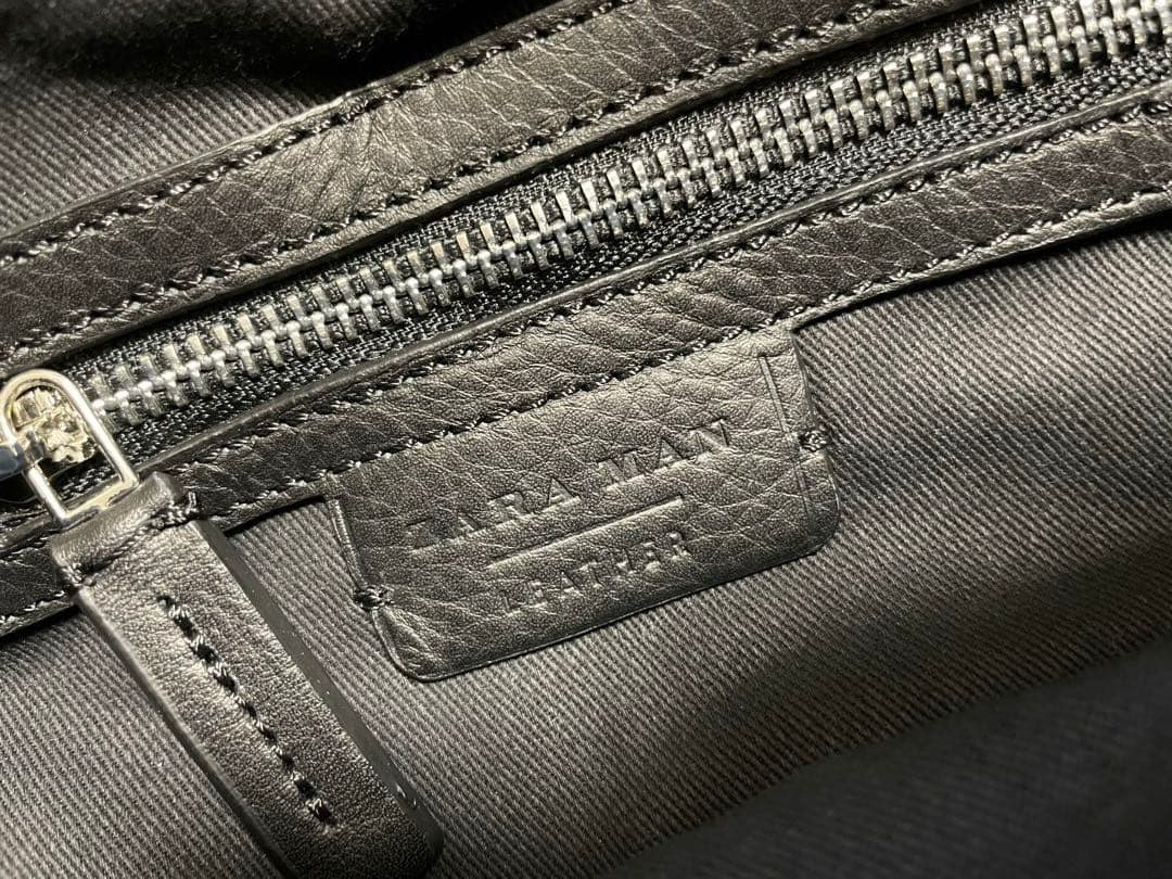 ZARA MAN オールレザーリュックバック