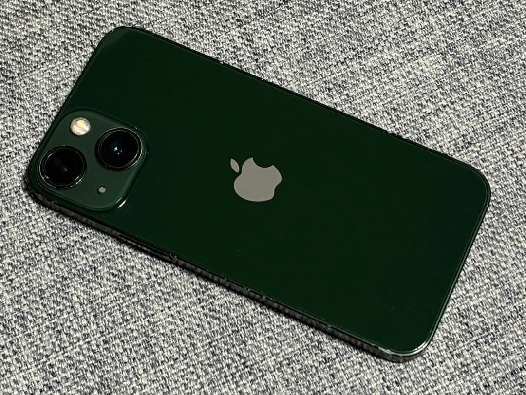 iPhone 13mini／グリーン／128GB／SIMフリー／バッテリー77%