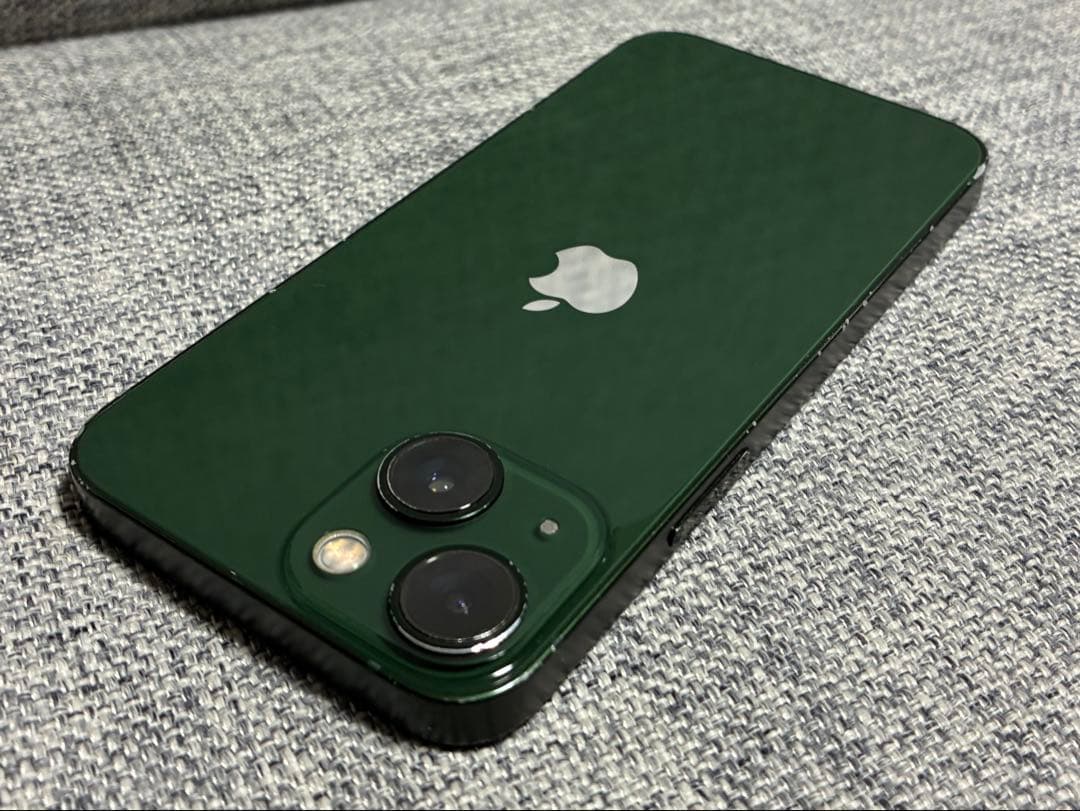 iPhone 13mini／グリーン／128GB／SIMフリー／バッテリー77%