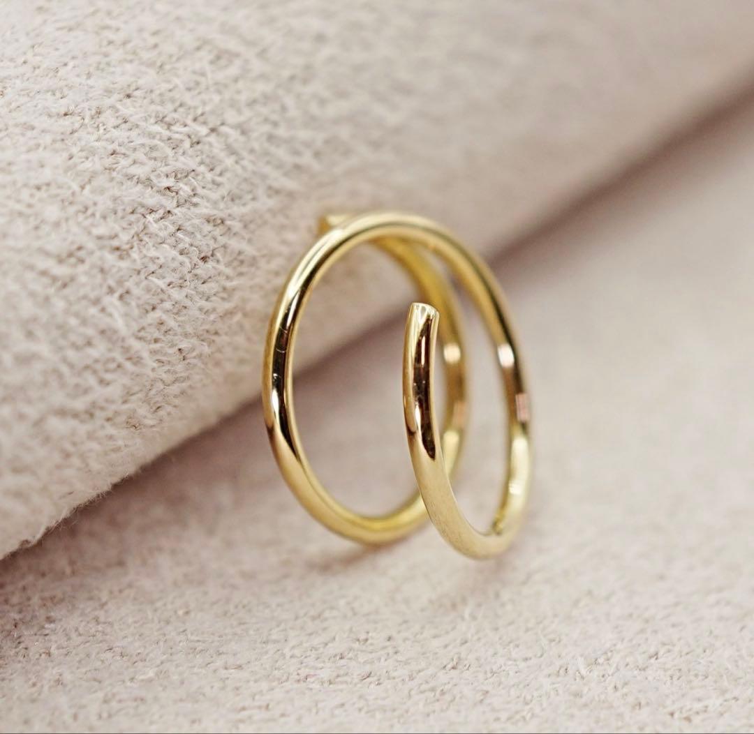 【値下げ中】shihara double hoop pierce (10)