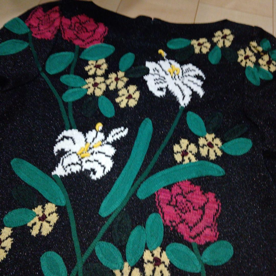 ★斎藤都世子★サイトウトヨコ★ニット★チュニック★刺繍★