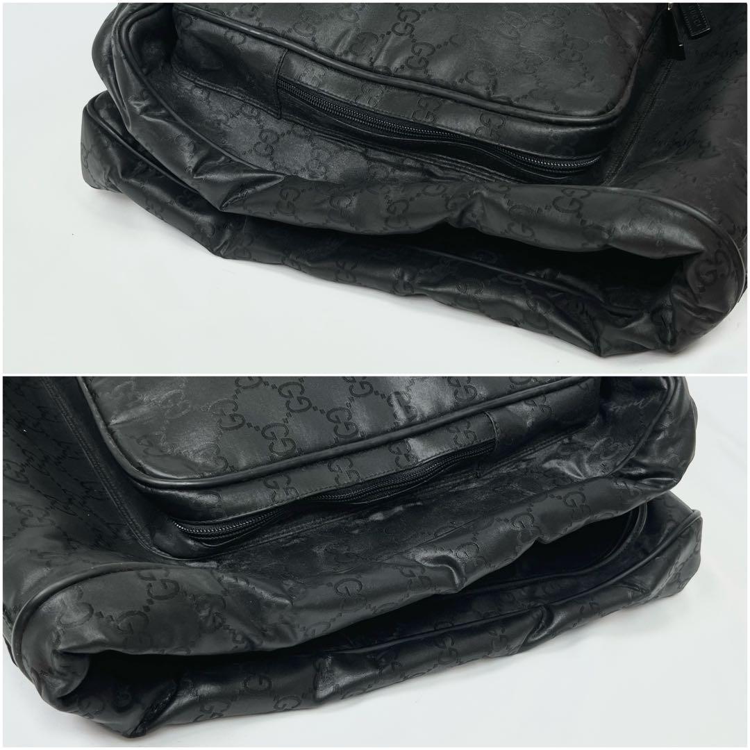 希少 GUCCI グッチ ガーメントバッグ スーツケース GG 2Way 黒