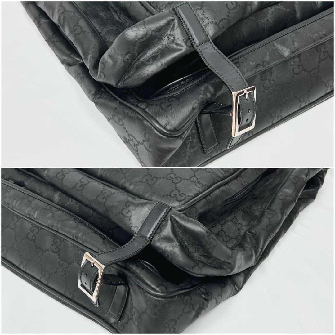 希少 GUCCI グッチ ガーメントバッグ スーツケース GG 2Way 黒