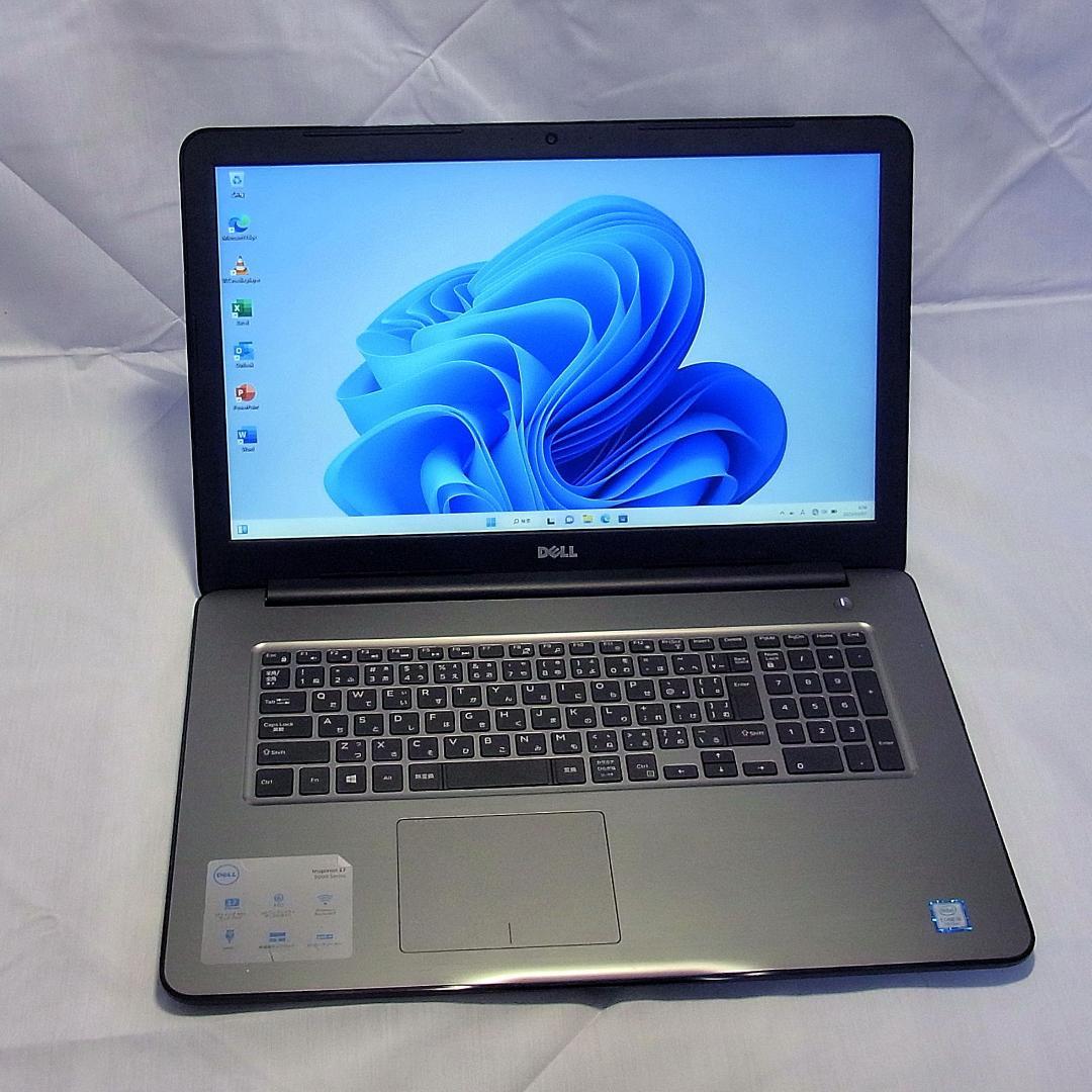 【メモリ等が更に急騰！お早めに】17型デルノートパソコン／第7世代／i7／SSD