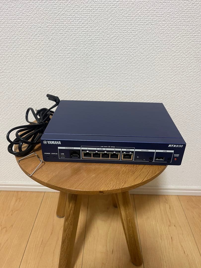 【状態良】YAMAHA RTX830 ギガアクセスVPNルーター