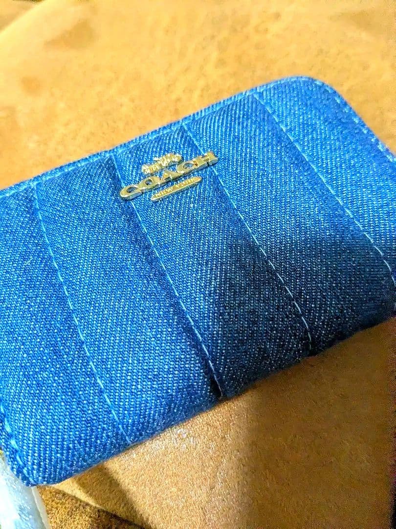 【新品未使用】COACH デニム ケース