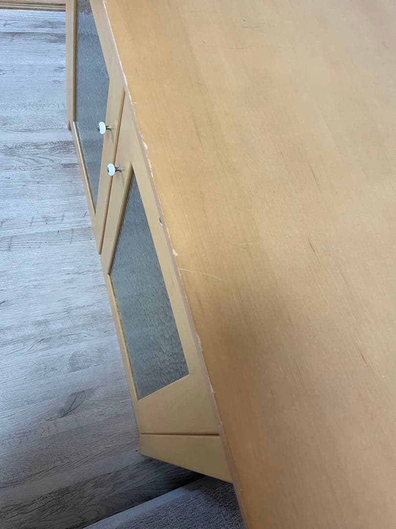 10月19日まで　木製キャビネット　３段　引き出し付き