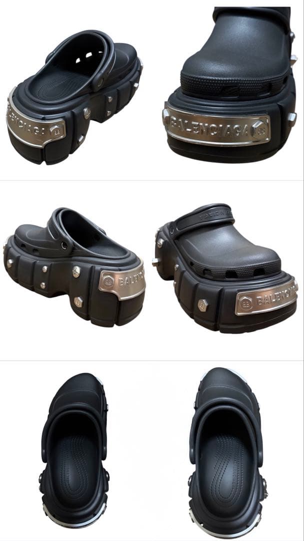 正規品 Balenciaga Hardcrocs ハードクロックス 40